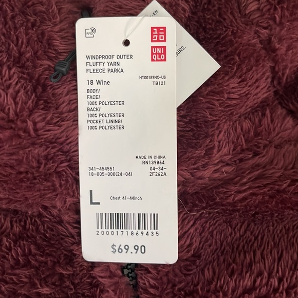 Fluffy fleece parka - Picture 2 of 2